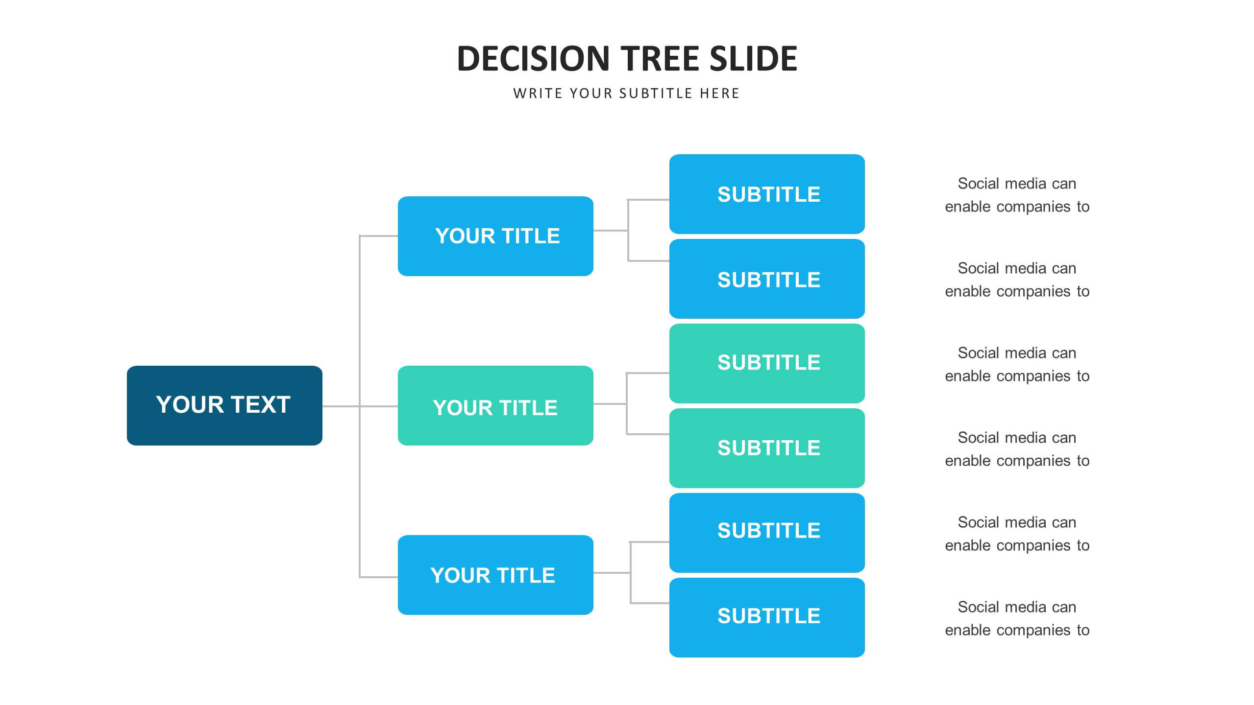 Slide Templates: Decision Tree Slide