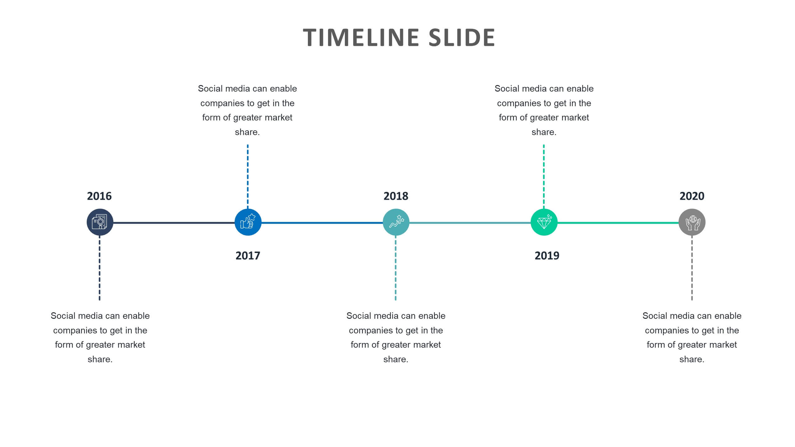Slide Timeline Template