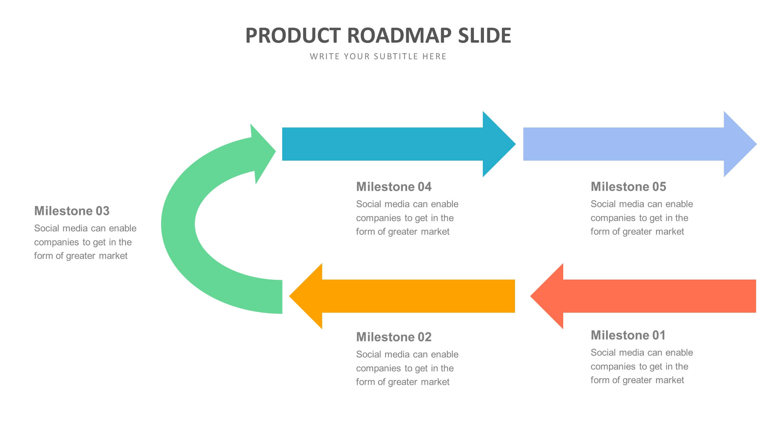 Slide Templates: Product Roadmap Slide