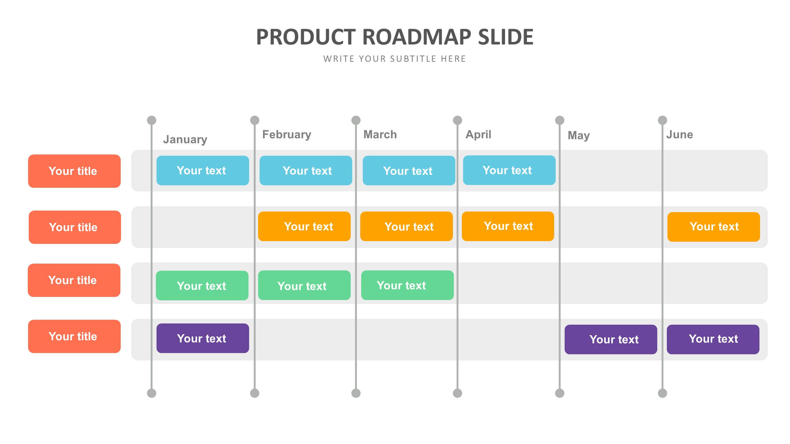Product Roadmap Template Ppt